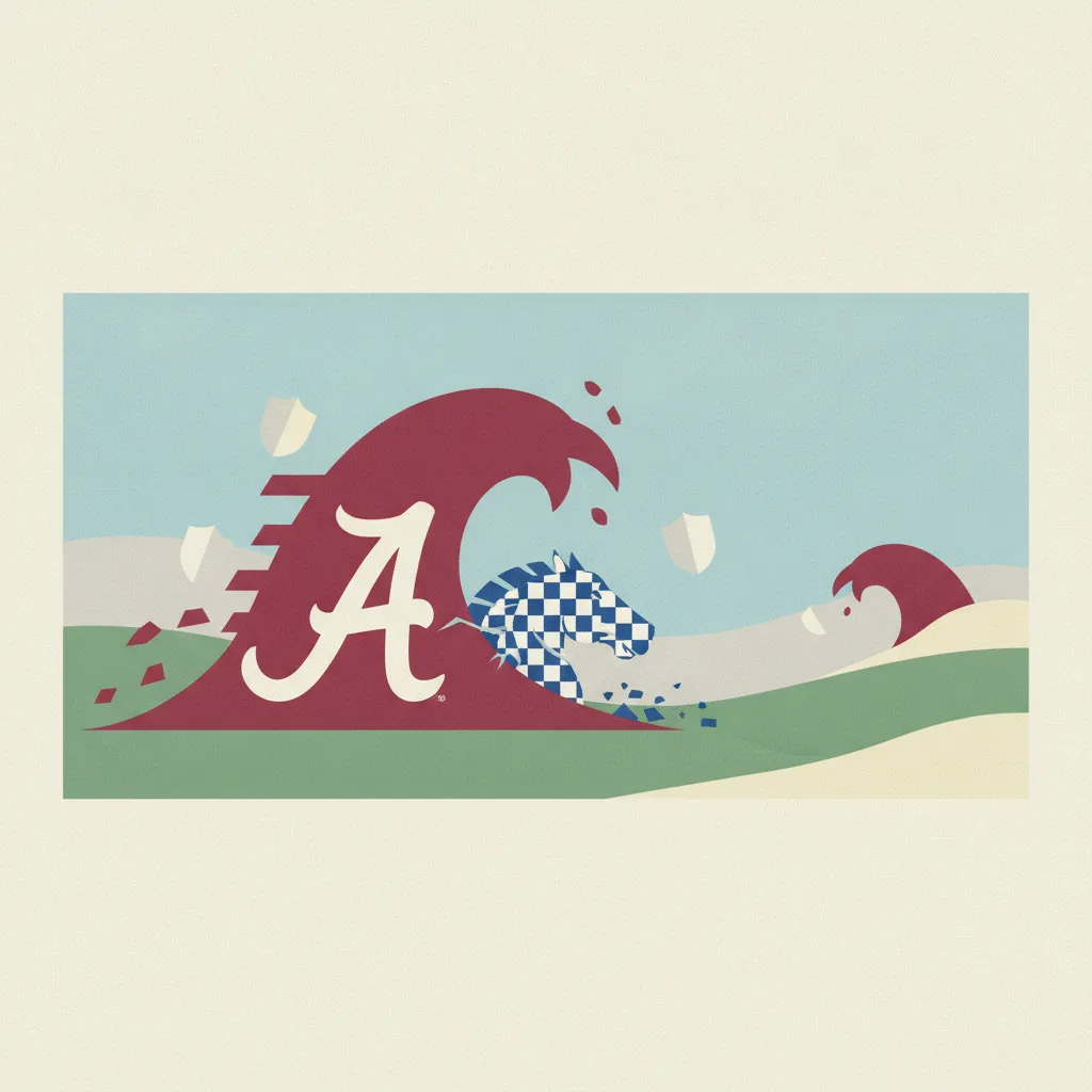 Illustration for No. 12 Alabama dominates second half to rout Kentucky 45-17