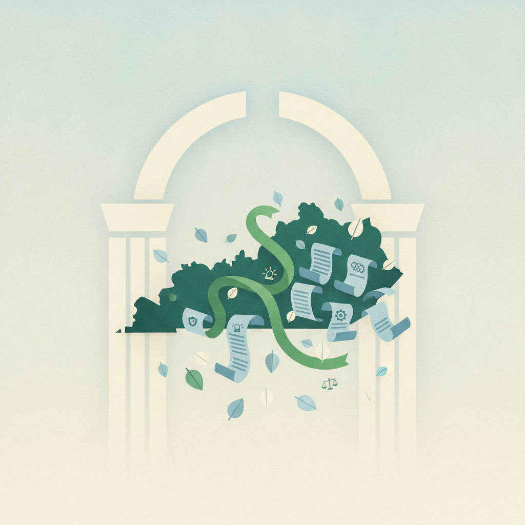 Illustration for Over 200 new Kentucky laws take effect this week