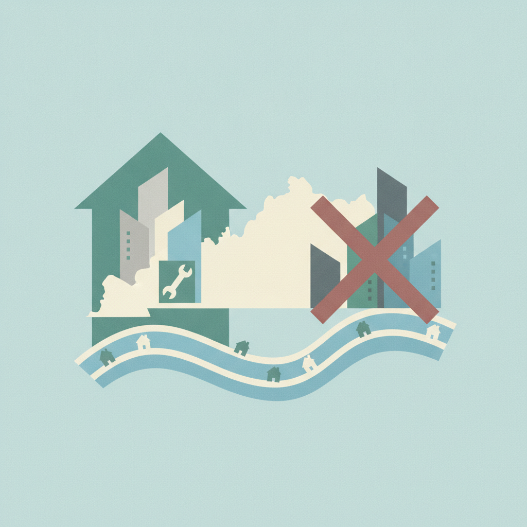 Illustration for Planning Commission approves trade school zoning, rejects residential project