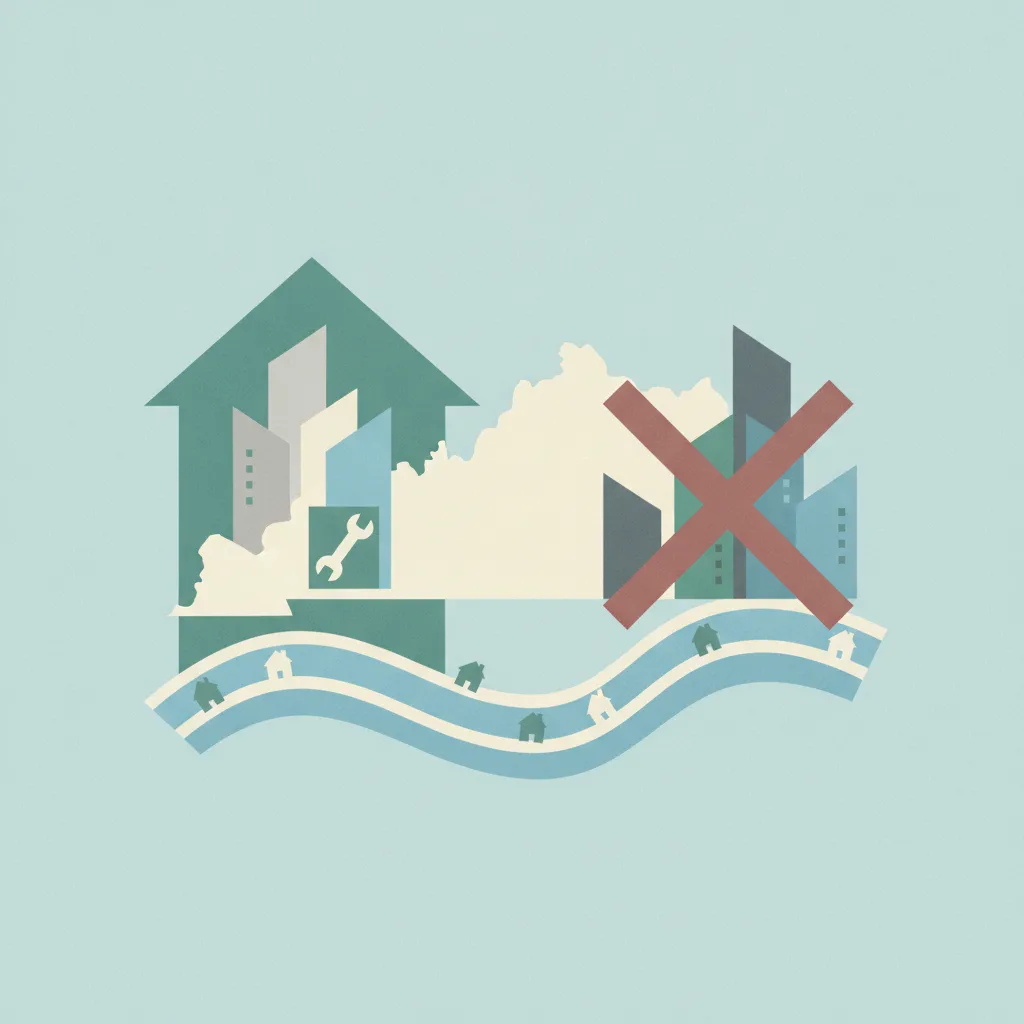 Illustration for Planning Commission approves trade school zoning, rejects residential project