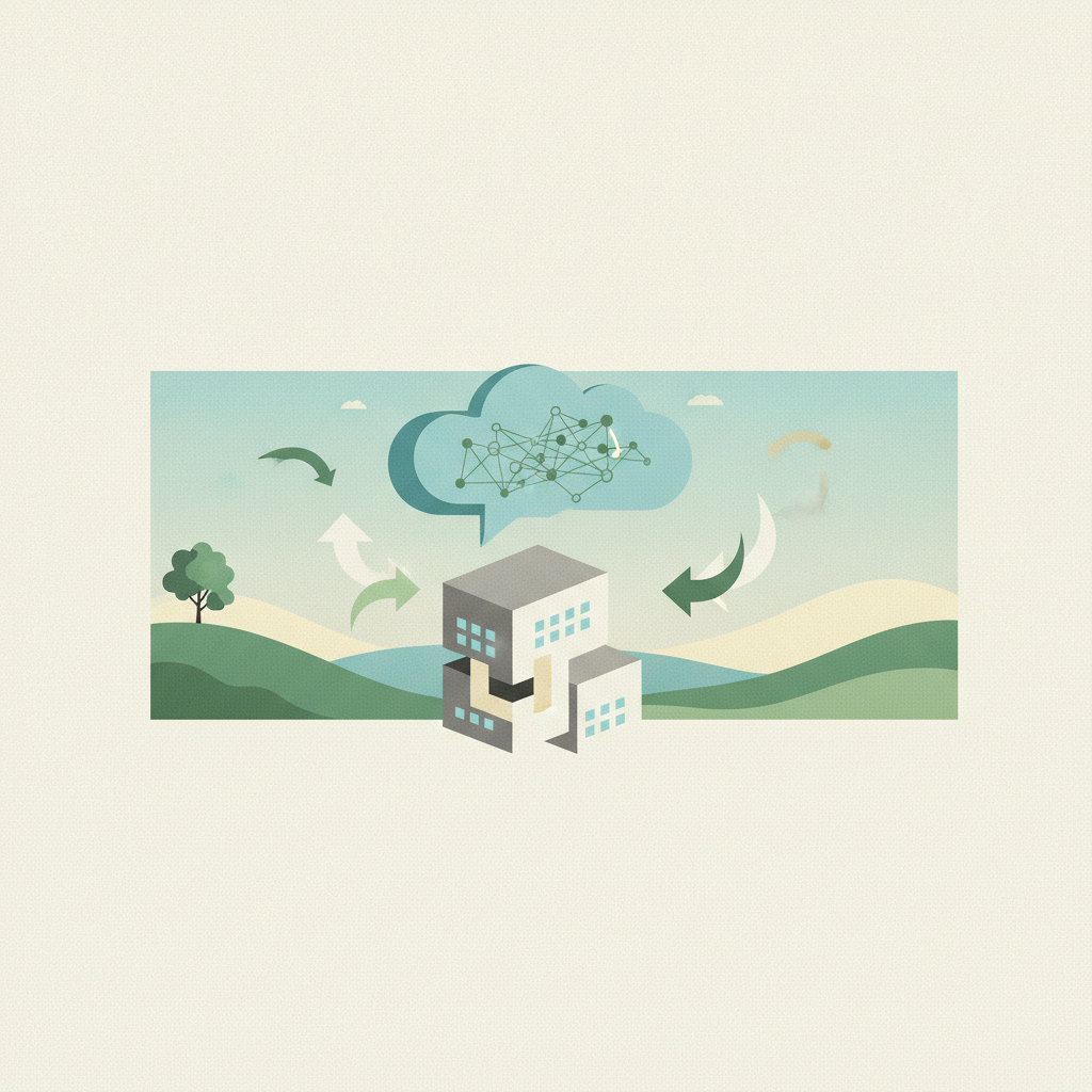 Illustration for Q&A: Taylor Goldenstein on the Unique Politics of Data Centers in Texas