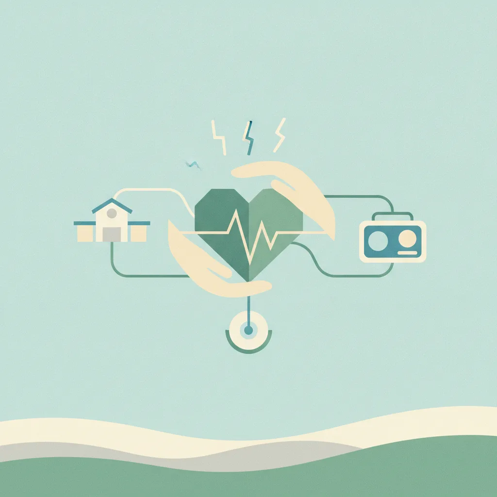 Illustration for Quick action, AED save pastor's life after school collapse