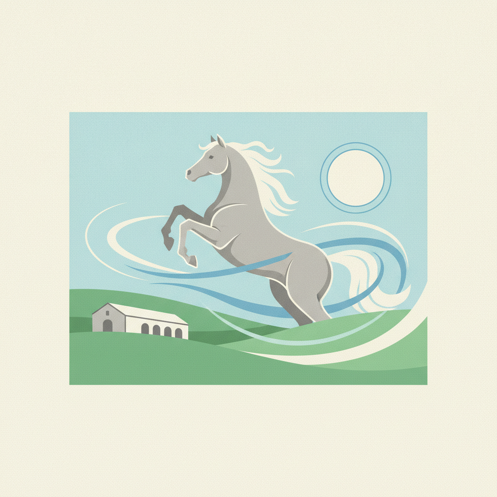 Illustration for Record Arabian racehorse First Classs makes Kentucky Horse Park debut