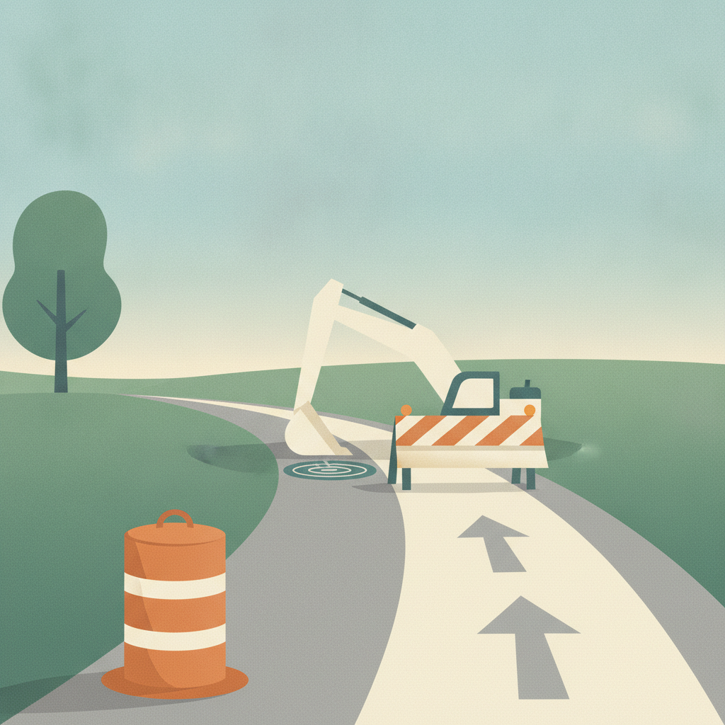 Illustration for Right lane closure scheduled on KY 418 near Jacobson Park