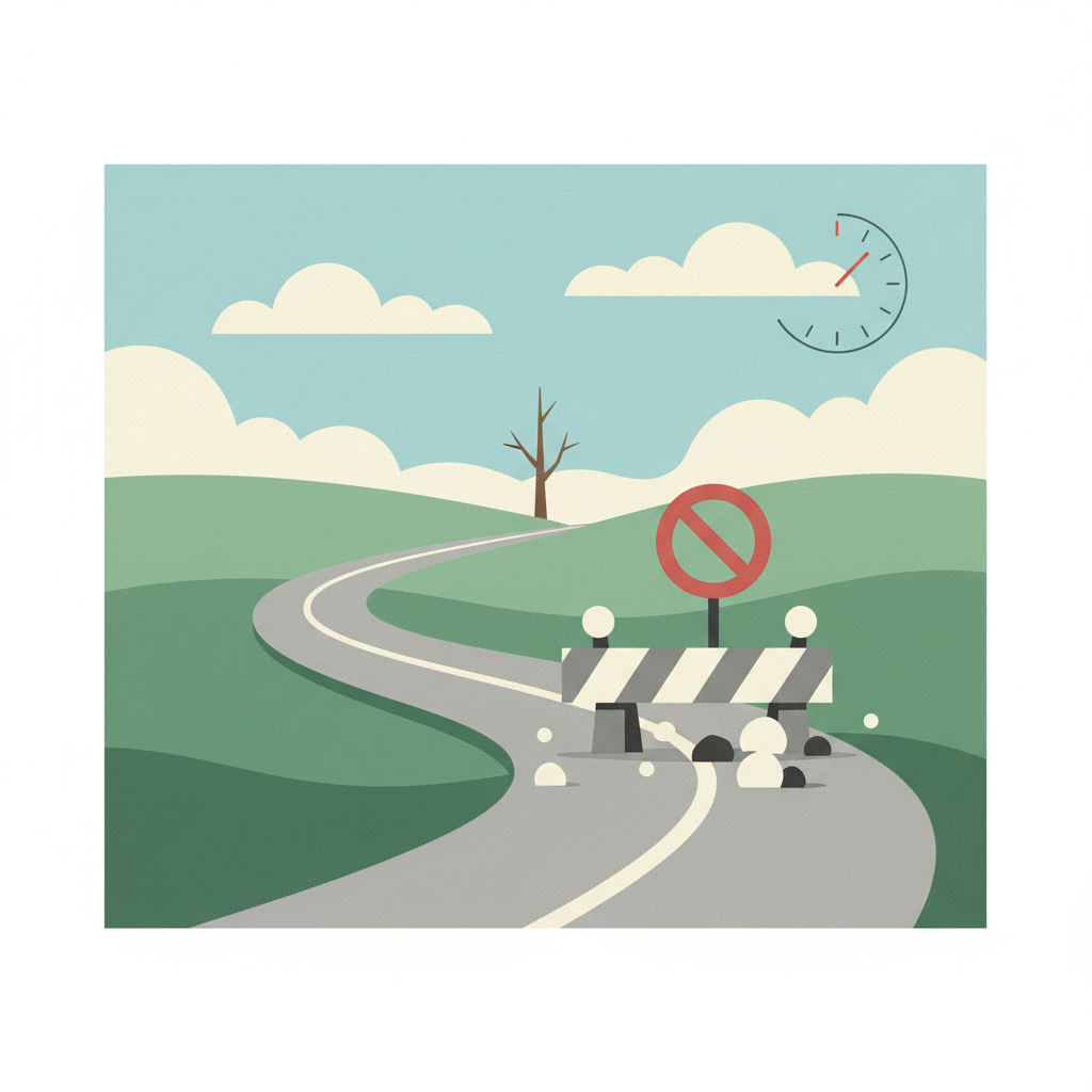 Illustration for Road closure extended through June 12 on New Dixville Road