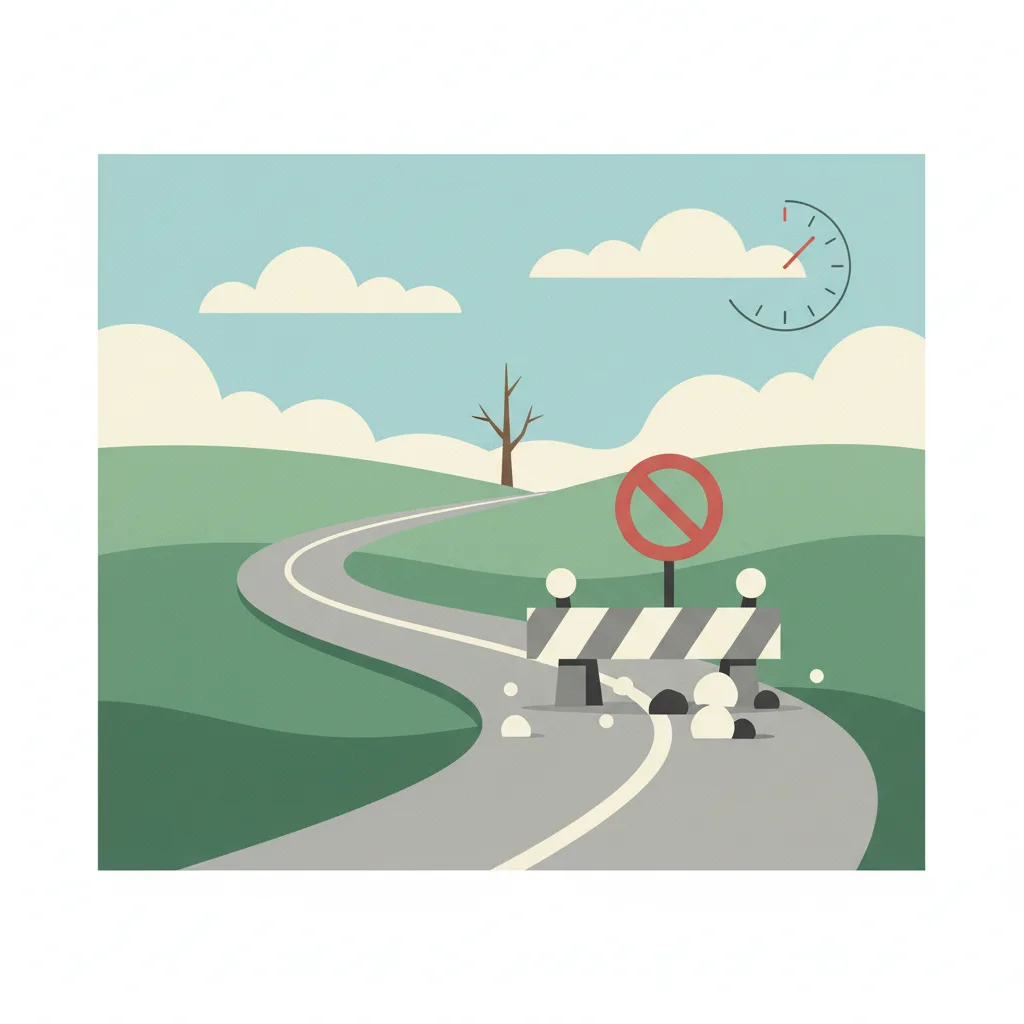 Illustration for Road closure extended through June 12 on New Dixville Road