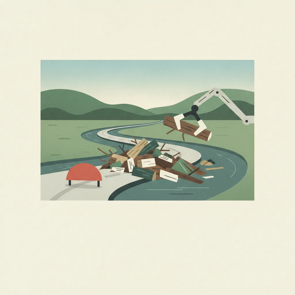 Illustration for Road closure planned for flood debris removal in Madison County