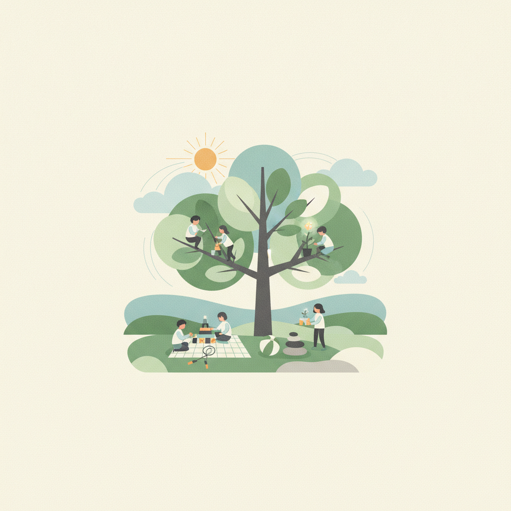 Illustration for Simple ways to connect with kids during summer break