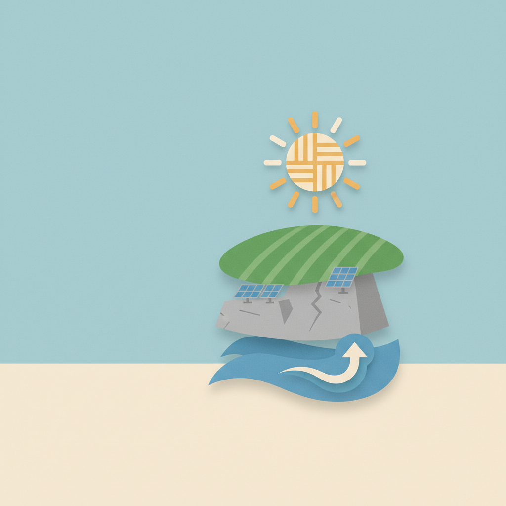 Illustration for Solar work group presents amended rules for large-scale projects