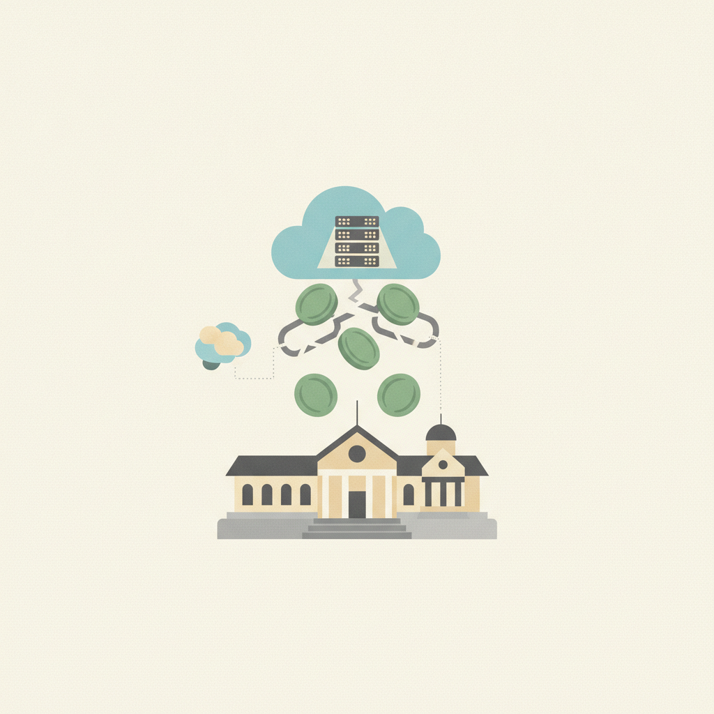 Illustration for Some Ky Schools and Local Governments Eye a Data Center Tax Windfall. A Think Tank Sees Loopholes.