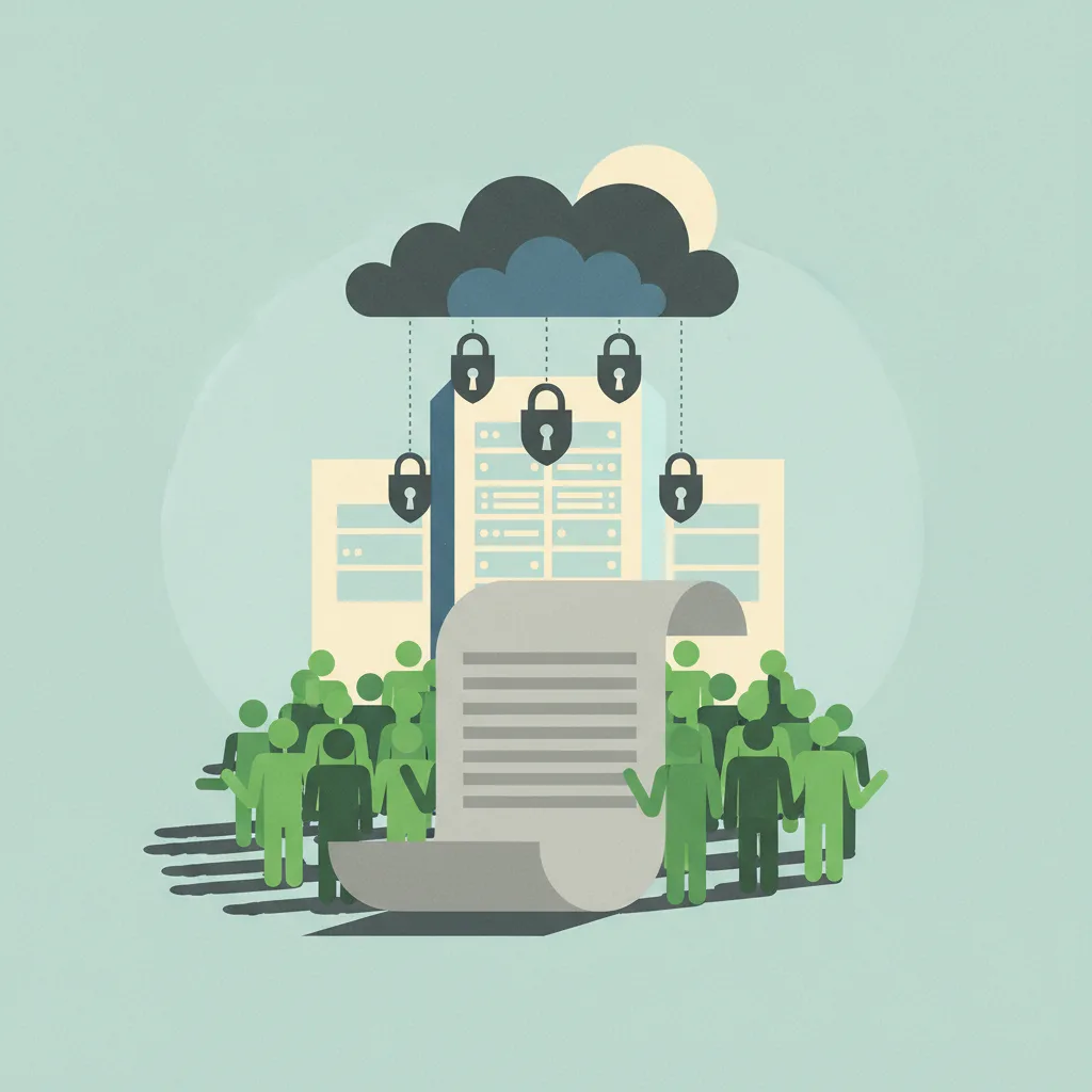 Illustration for ‘Starting it off shady.’ Residents question NDAs, protections for proposed Boyd Co. data center