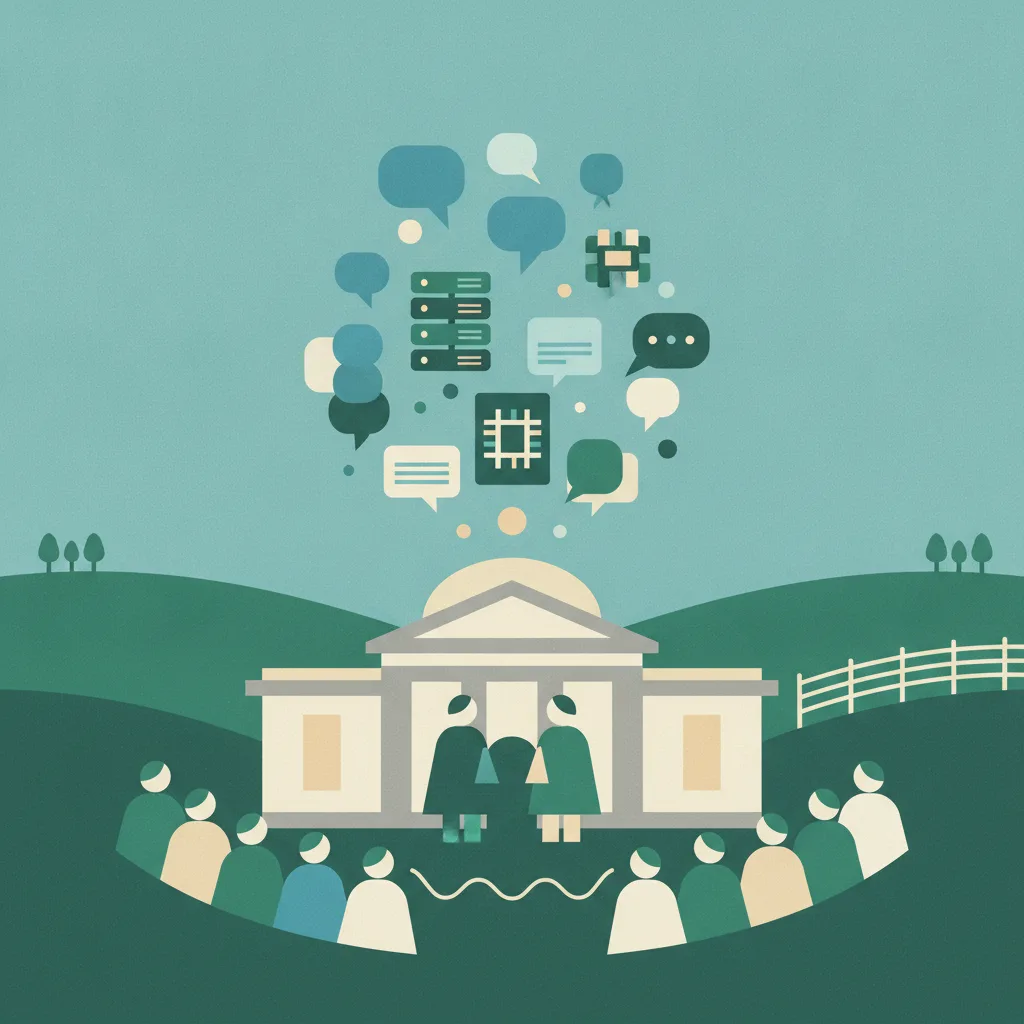 Illustration for State lawmakers host data center town hall in Louisville