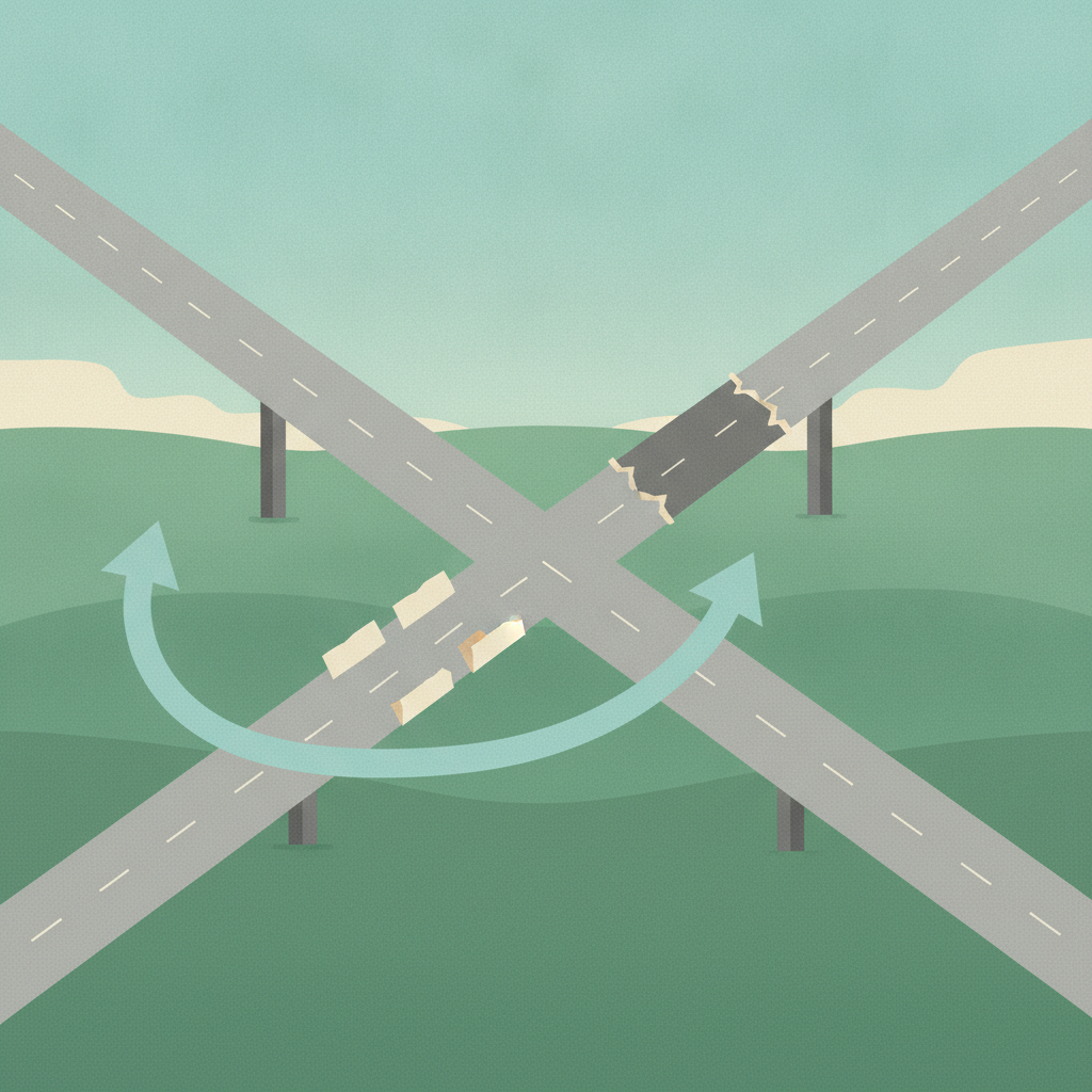 Illustration for Traffic closures begin at KY 34, U.S. 127B intersection