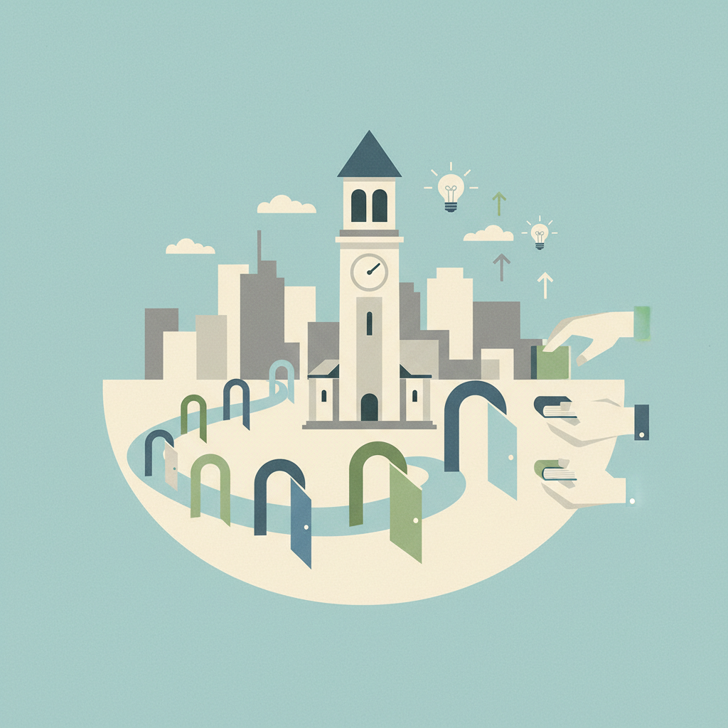 Illustration for Transylvania stresses real-world learning for admitted students