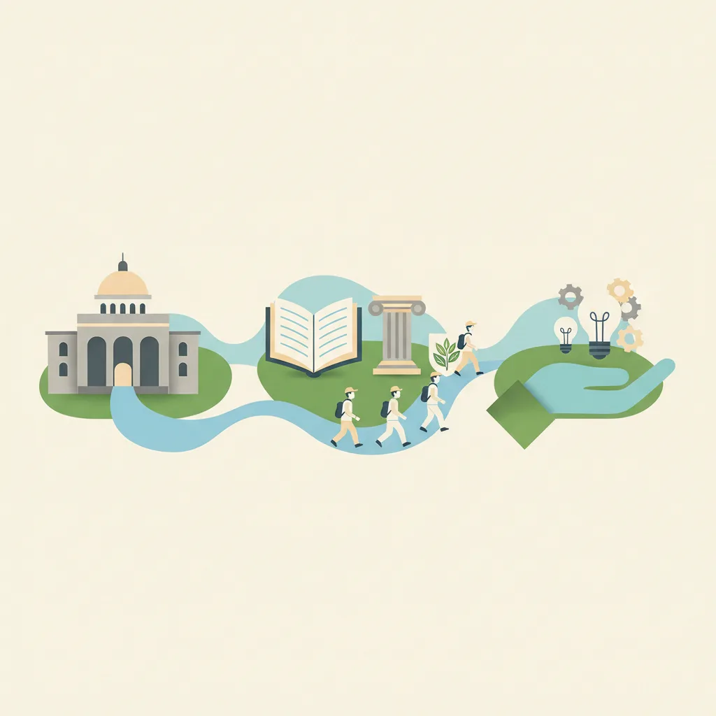 Illustration for Transylvania students take learning off campus during May term