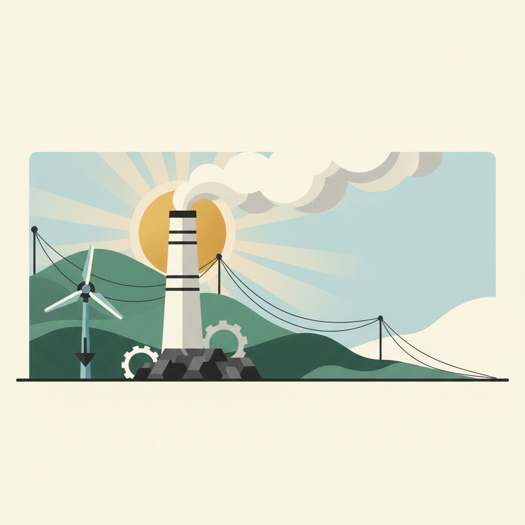 Illustration for Trump to pump $700M into coal power in the states, as he again blasts renewable energy