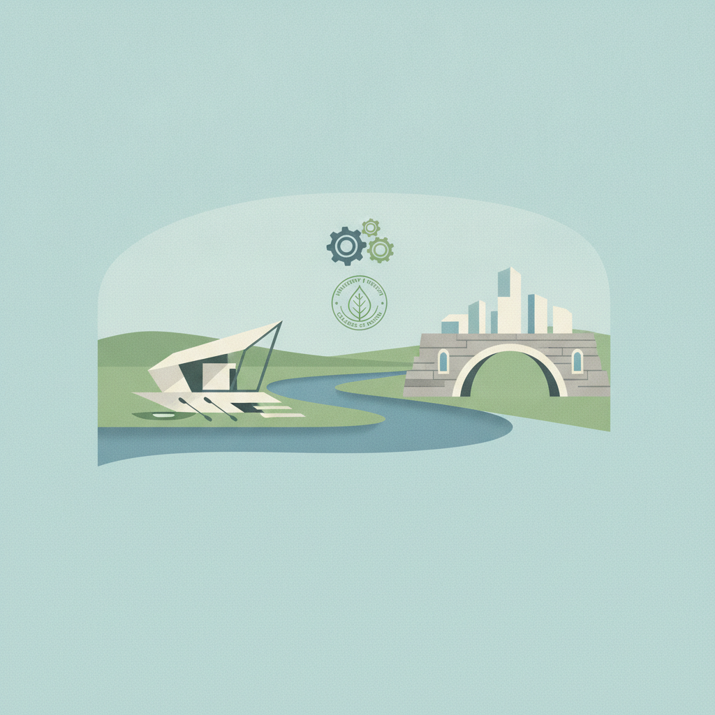 Illustration for UK design students create riverside, historic projects in Eastern Kentucky