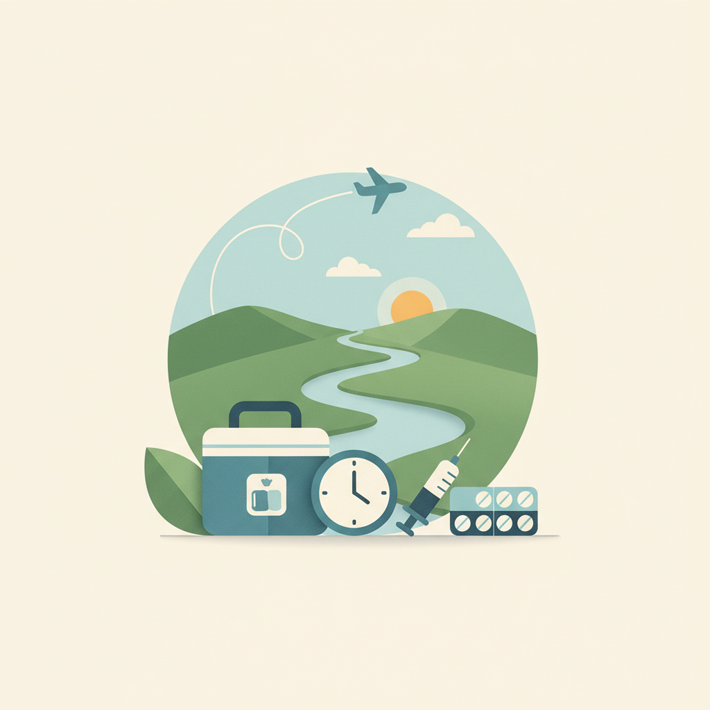 Illustration for UK experts offer diabetes tips for summer travel