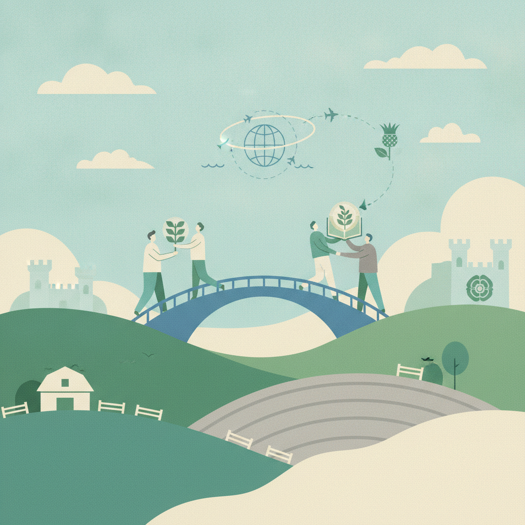 Illustration for UK Extension agents explore agricultural lessons across the Atlantic