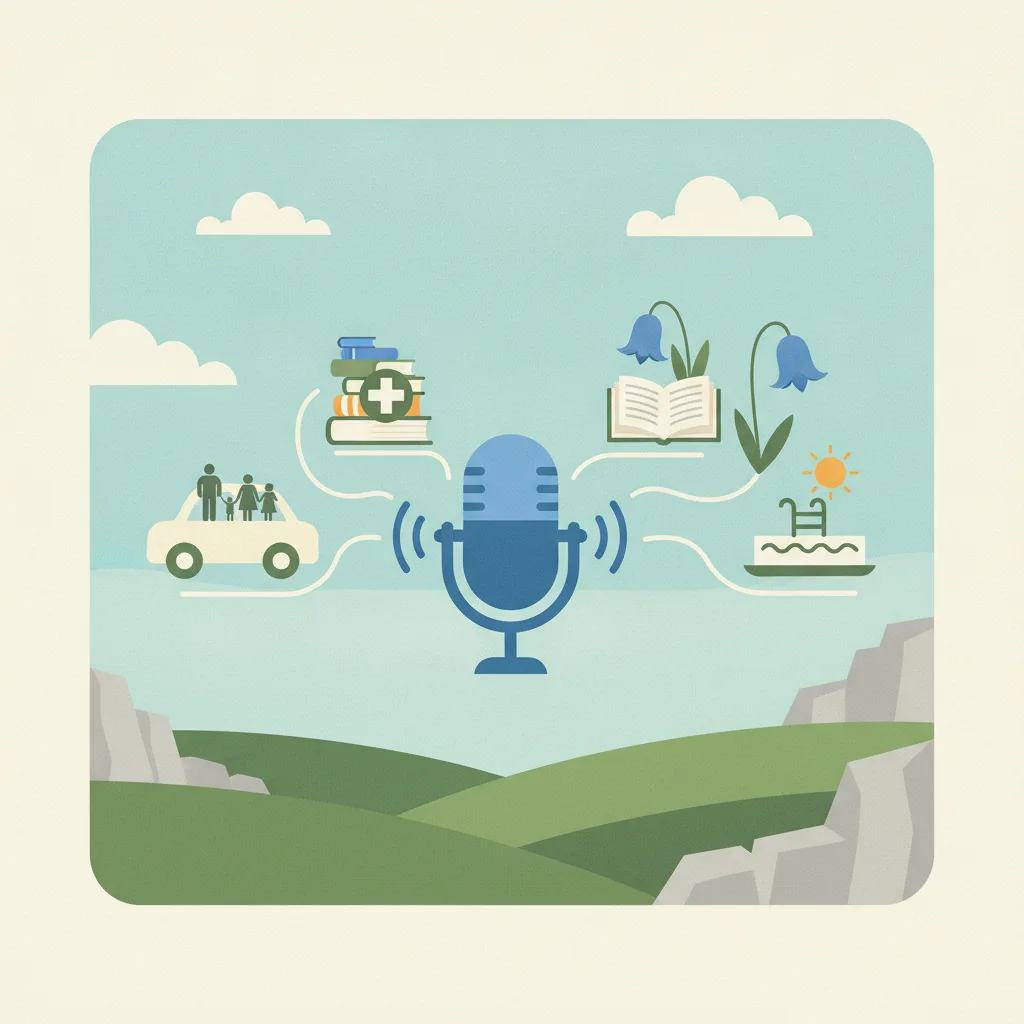 Illustration for UK podcast offers summer survival guide for families