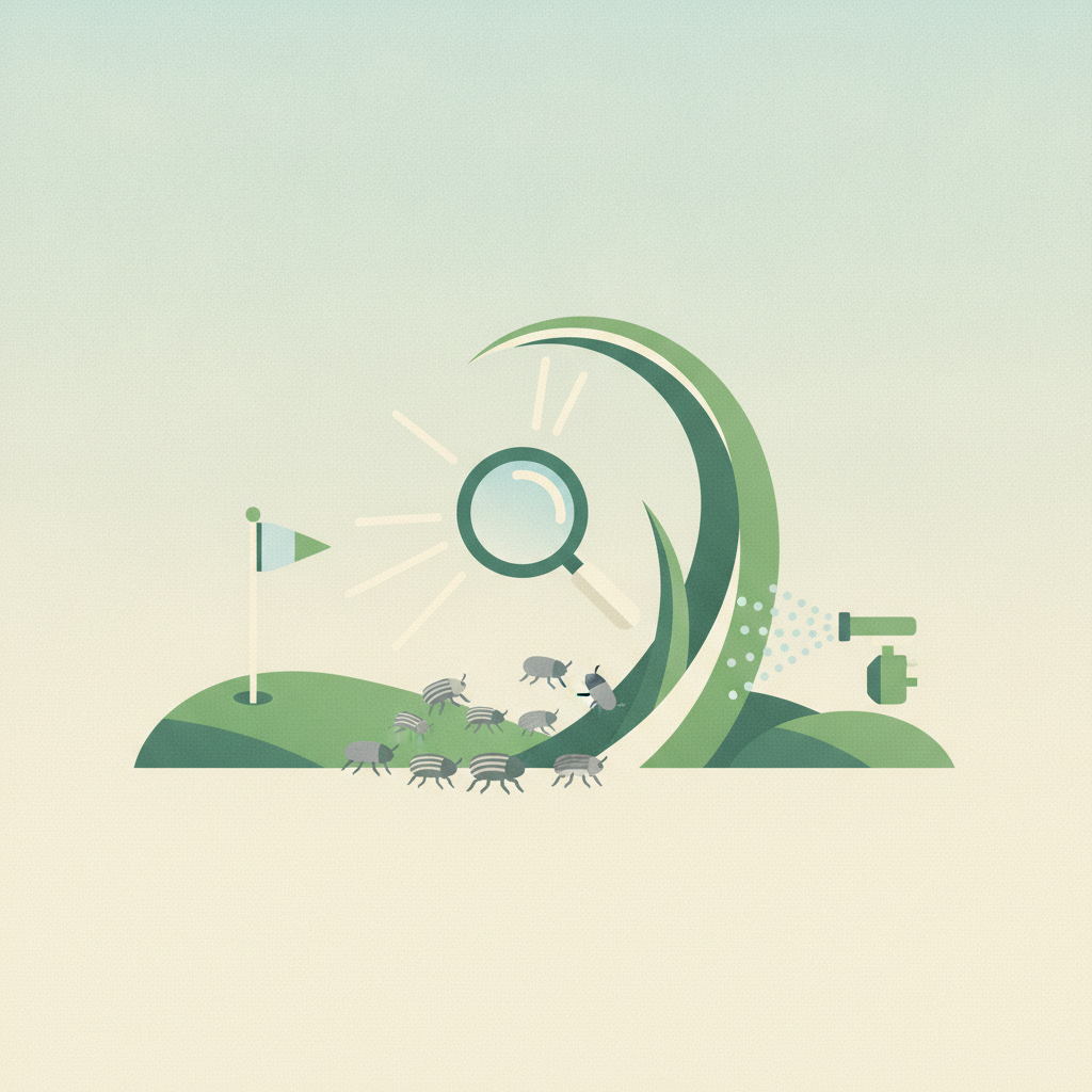 Illustration for UK researchers studying pest threatening Kentucky golf courses
