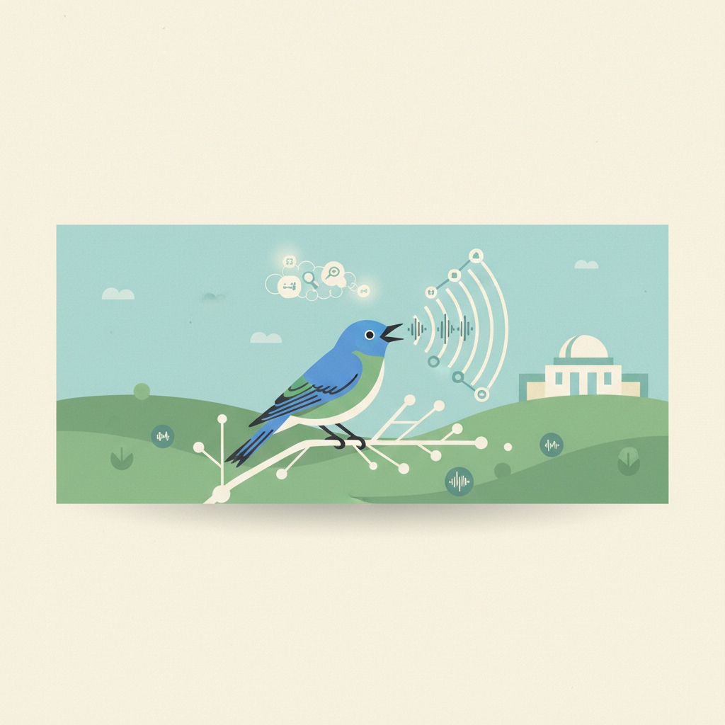 Illustration for UK researchers use AI to identify individual bird songs