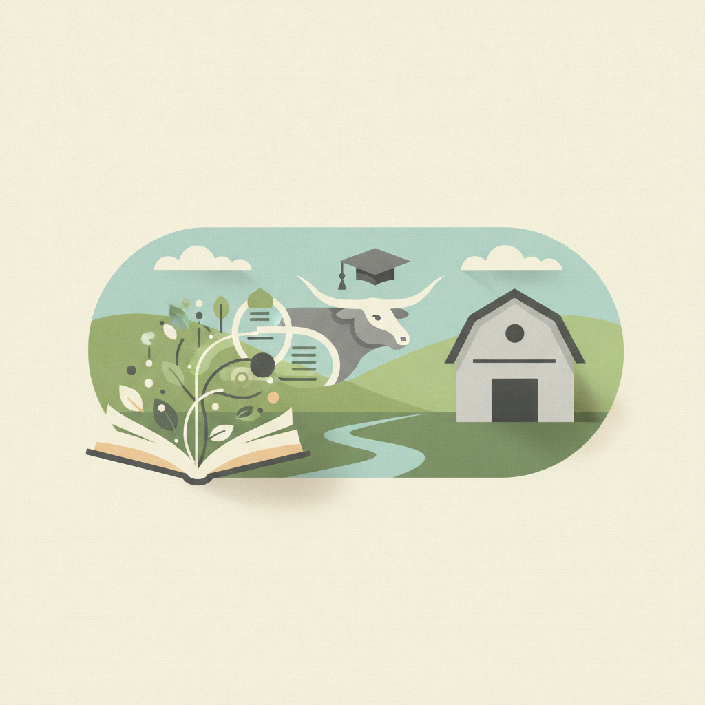 Illustration for UK student blends classroom lessons with cattle industry experience