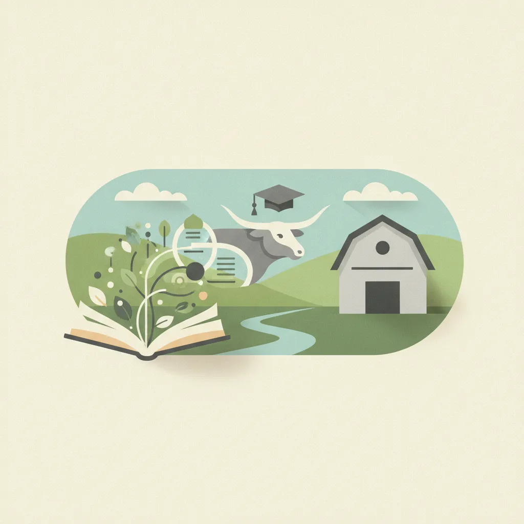 Illustration for UK student blends classroom lessons with cattle industry experience