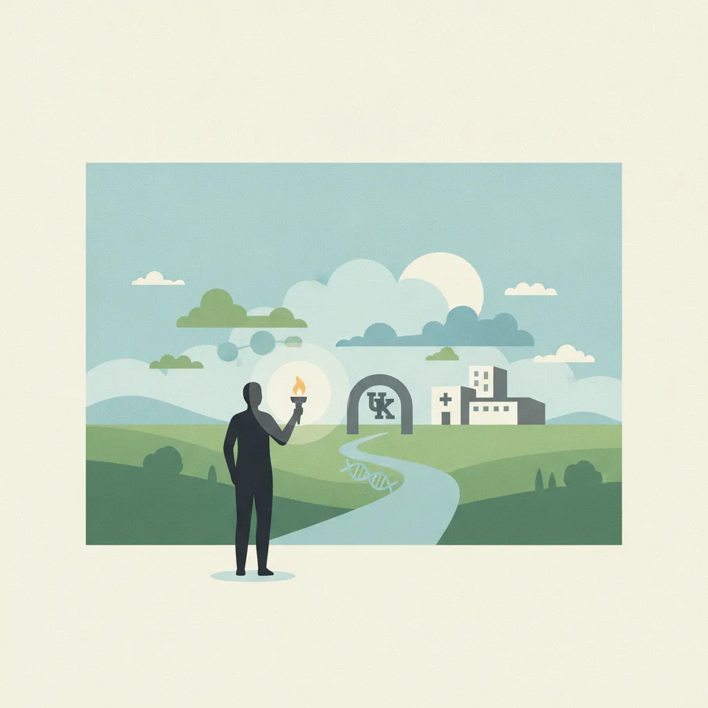 Illustration for UK student from rural Kentucky pursuing public health career