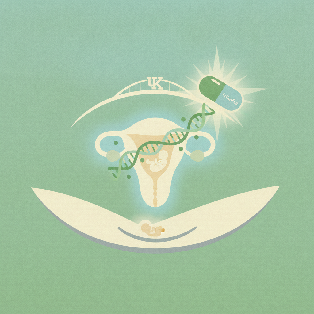 Illustration for UK team pioneers prenatal CF drug therapy in groundbreaking case