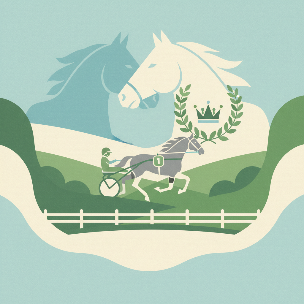 Illustration for Western Dreamer, legendary Pacing Triple Crown winner, dies at 32