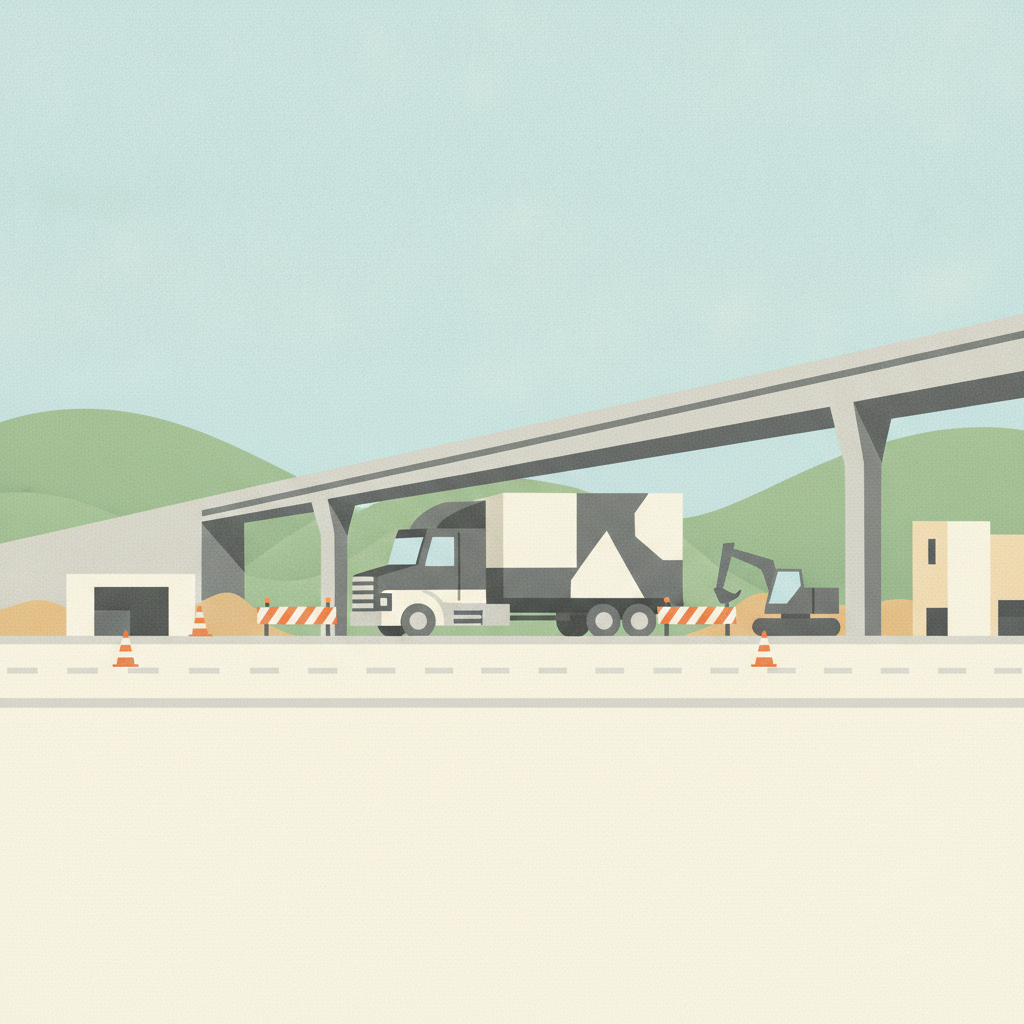 Illustration for Wide-load truck clogs I-64 eastbound in Montgomery County