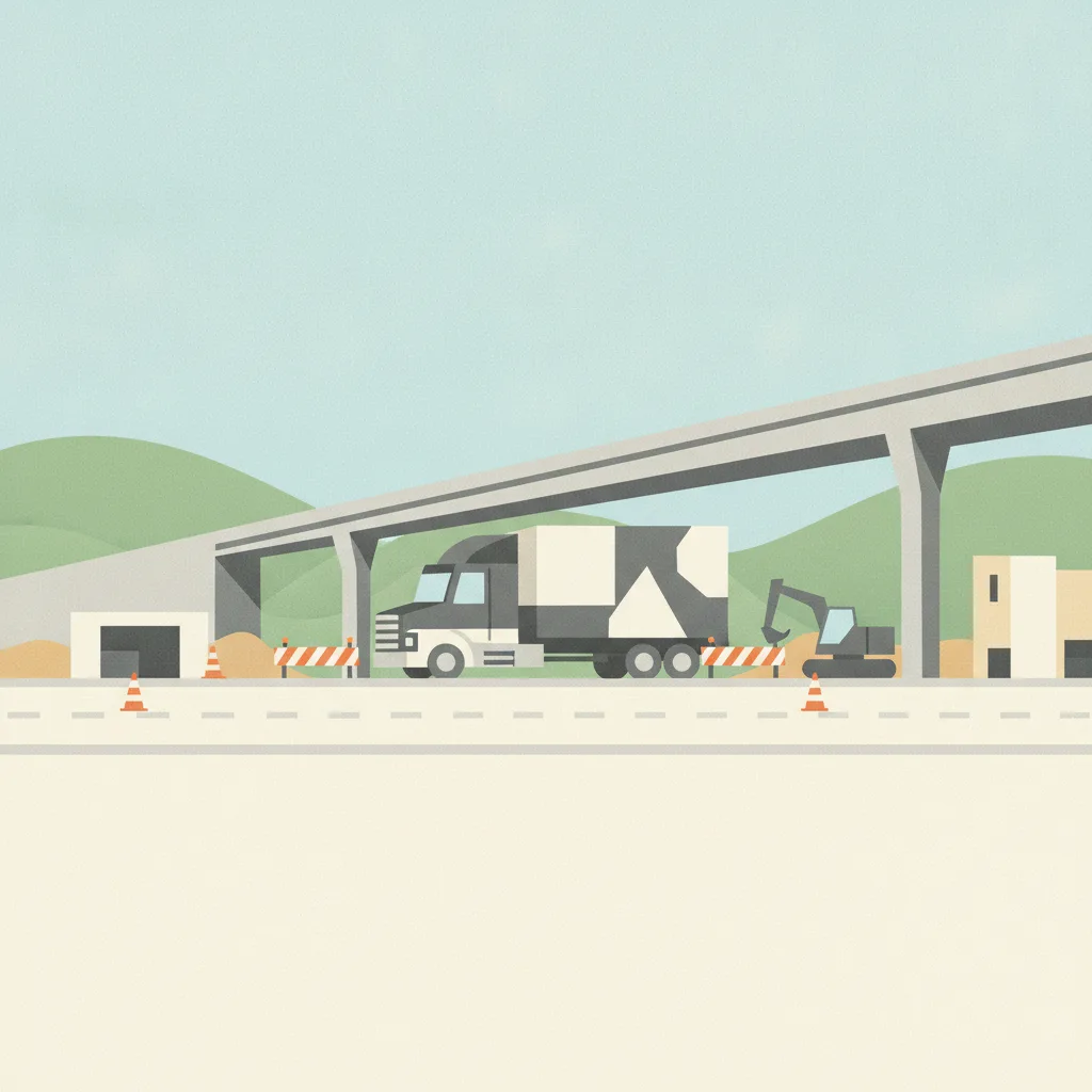 Illustration for Wide-load truck clogs I-64 eastbound in Montgomery County