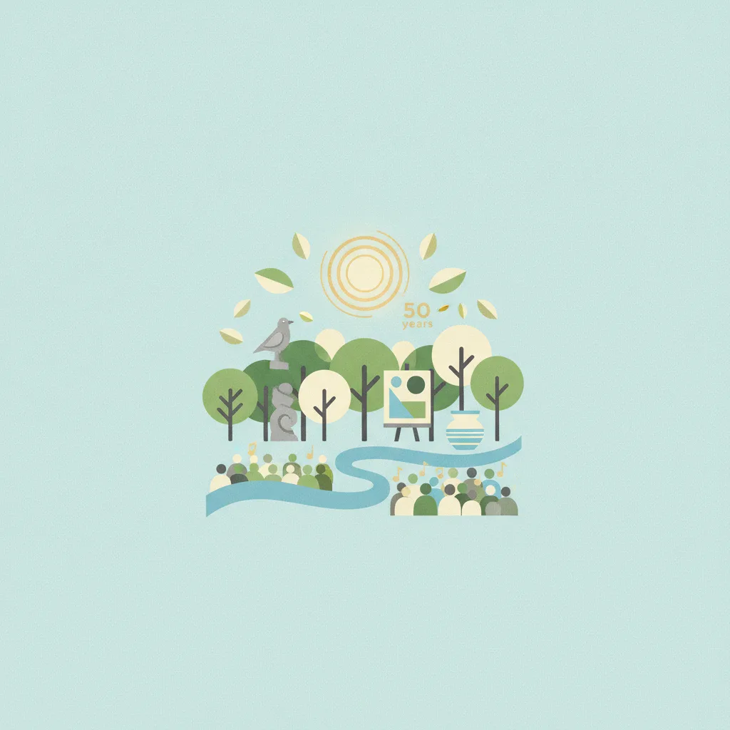Illustration for Woodland Art Fair celebrates 50 golden years this weekend