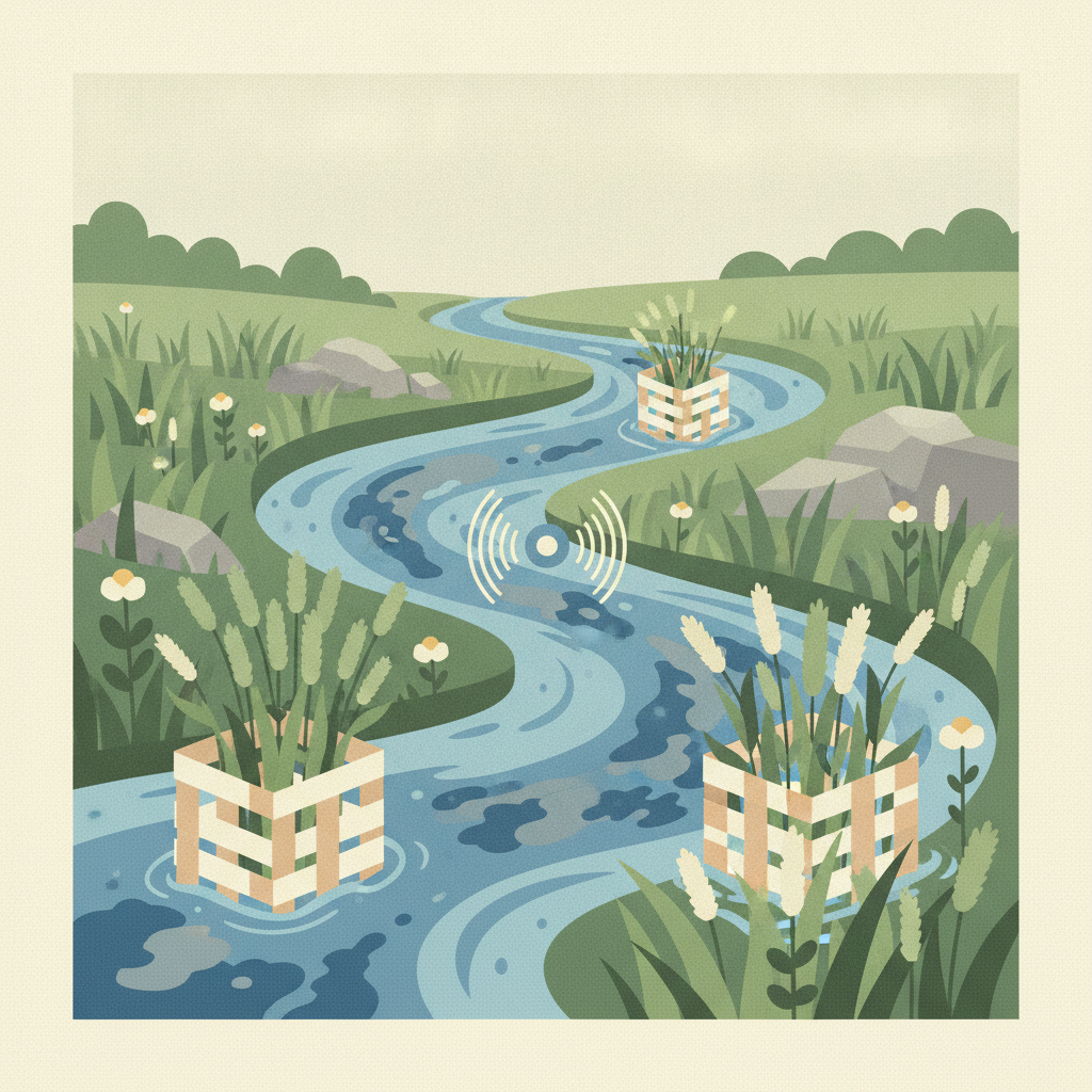 Illustration for Yonder Radio: Toxic Wastewater, Prairie Ecosystems, and Basket Weaving