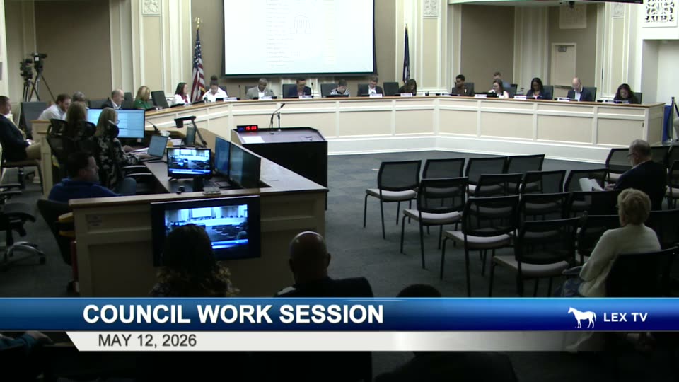 Council Capital Projects, May 12, 2026