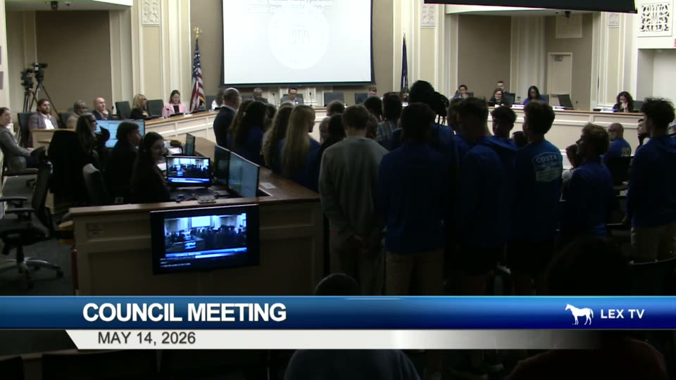 Recognition of Lexington Catholic Girls Track and Field