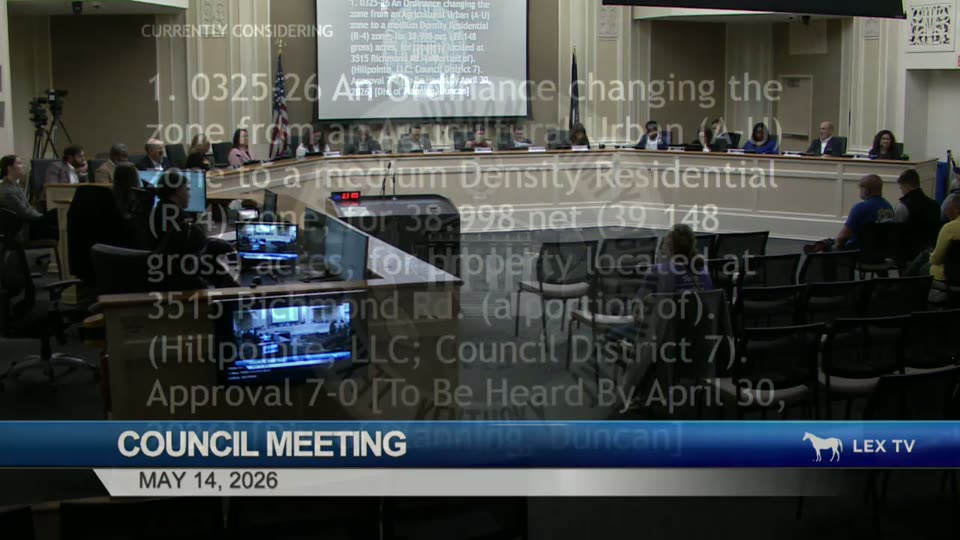 An Ordinance changing the zone from an Agricultural Urban (A-U) zone to a medium Density Residential (R-4) zone, for 38.998 net (39.148 gross) acres, for property located at 3515 Richmond Rd.