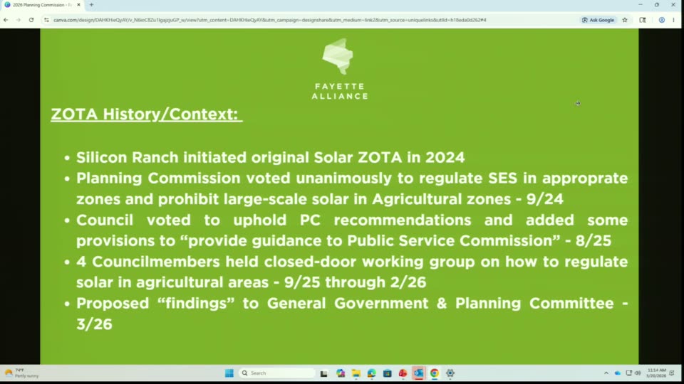 Brittany Rothmyer — Large Scale Solar in Agricultural Zones