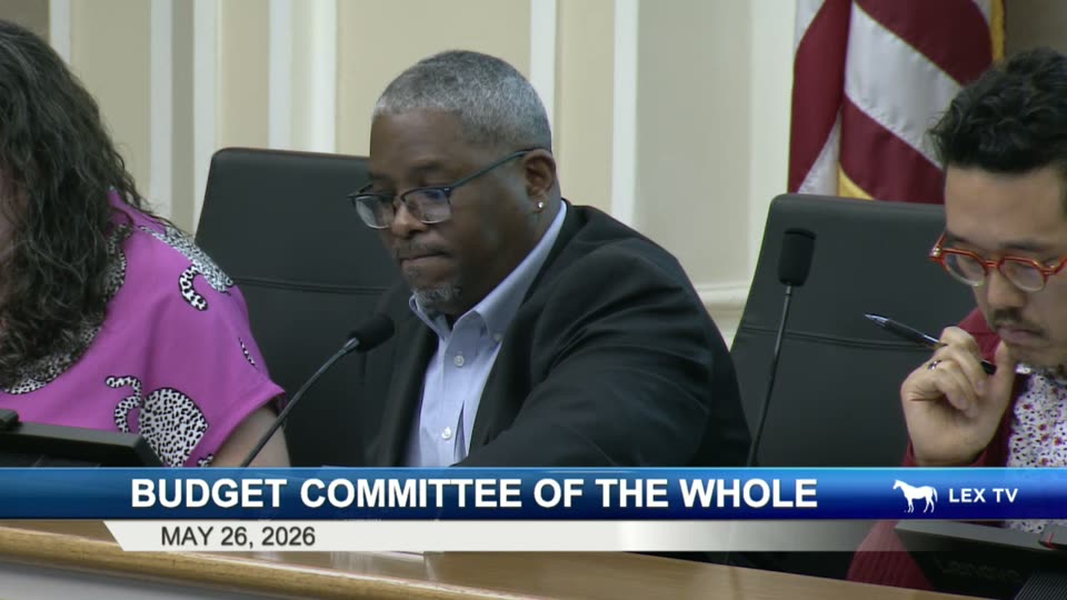 FY2027 Individual Council Member Recommendations