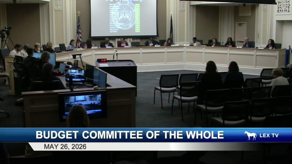 Amend the mayor's proposed budget for fiscal year 27 to include the request for environmental quality and public works links