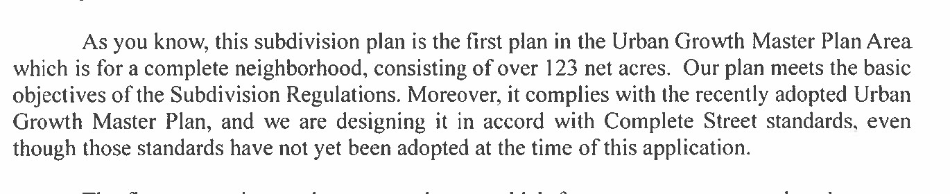 The Aug. 28 waiver letter calls Andover Commons the first plan in the Urban Growth Master Plan Area. (Murphy & Clendenen PLLC, PLN-WAV-26-00028, via Accela)