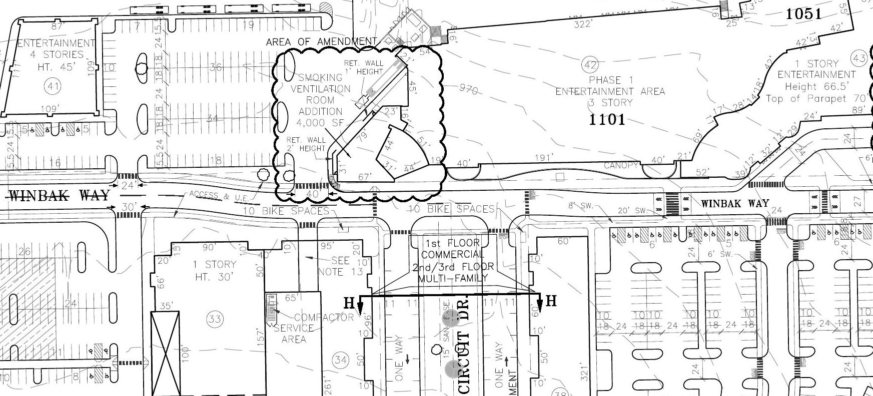 Illustration for Planning Commission postpones all eight rezonings, The Dean with no return date; Red Mile files for a 4,000-square-foot smoking room