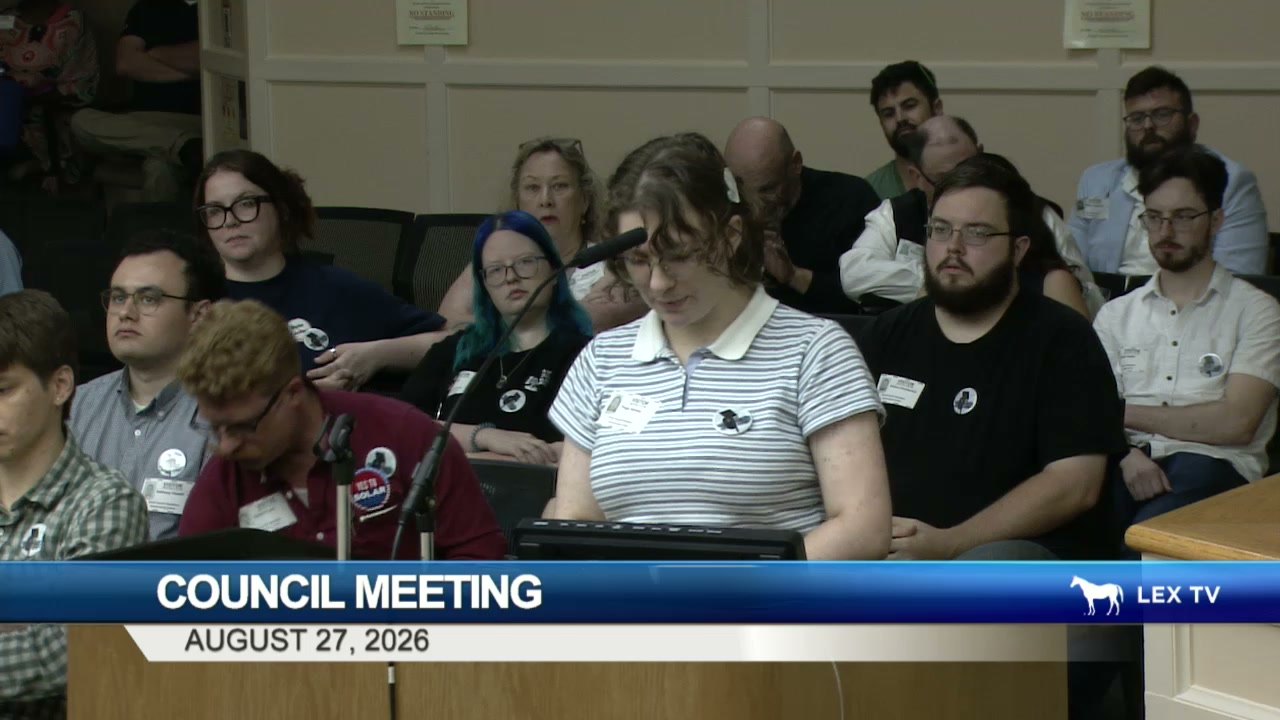Paige Hensley, of District 4, returned to follow up on remarks she made in April about the city&rsquo;s license plate reader webpage.