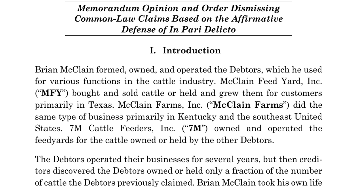 Illustration for The Ghost Cattle Banks Are Winning — Because the Con Man Ran the Companies